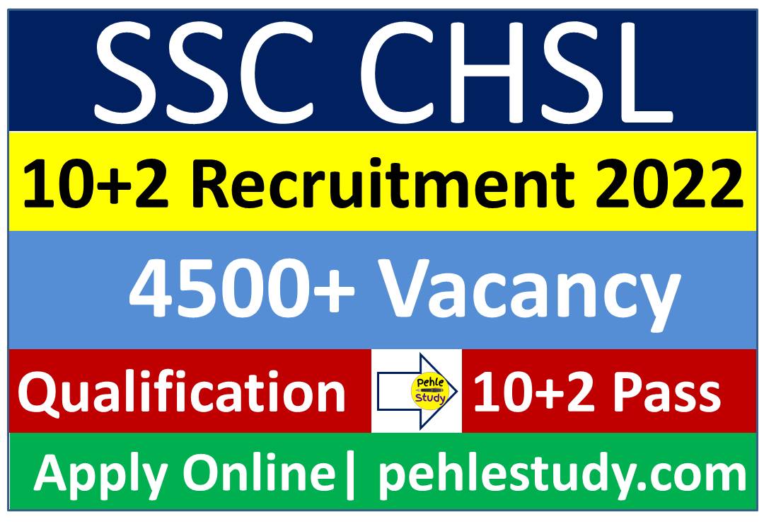 SSC CHSL 12+2 Recruitment