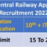 North Central Railway Apprentices Recruitment