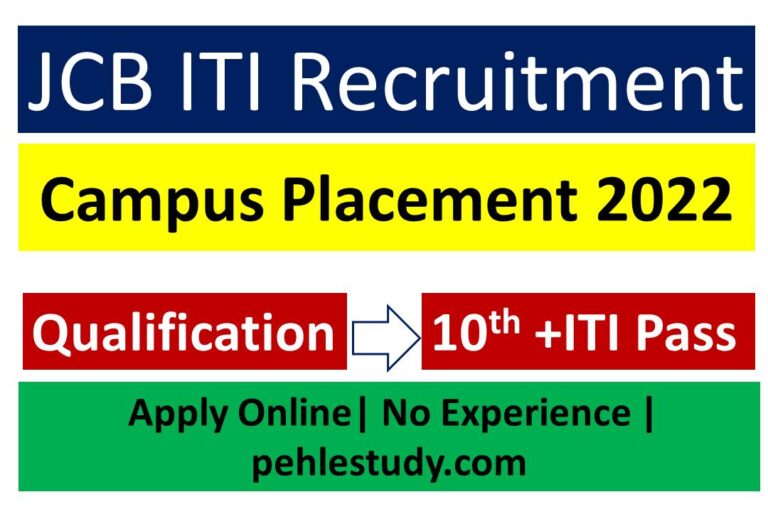 JCB Jobs In Jaipur ITI Campus Placement 2022 Pehle Study