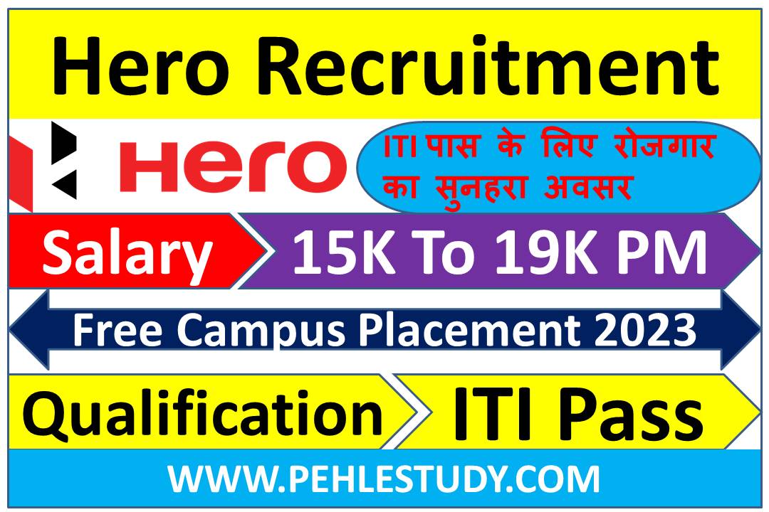 Hero ITI Recruitment 2023
